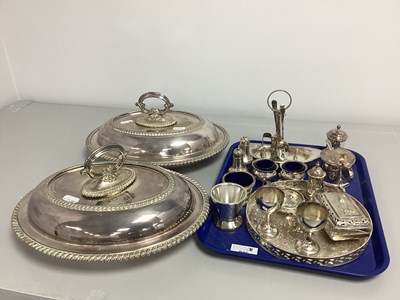 Lot 205 - A Pair of Hallmarked Silver Salt and Pepper...