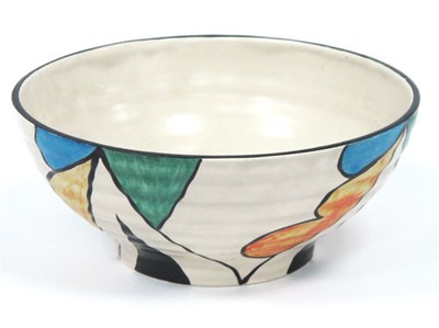 Lot 1186 - A Clarice Cliff for Newport Pottery 'Double-V'...