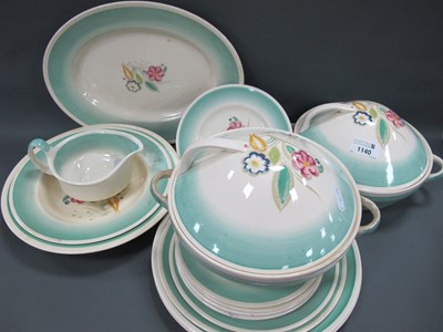 Lot 1140 - Susie Cooper Nosegay Art Deco Dinner Ware, of...