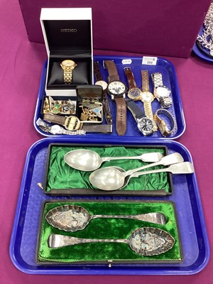 Lot 254 - An Assortment of Gents Wristwatches, to...