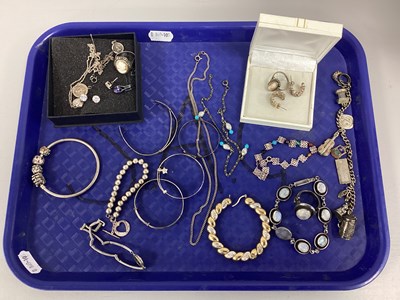 Lot 186 - An Assortment of "925" and Other Jewellery, to...