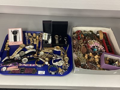 Lot 218 - A Quantity of Modern Ladies Wristwatches,...