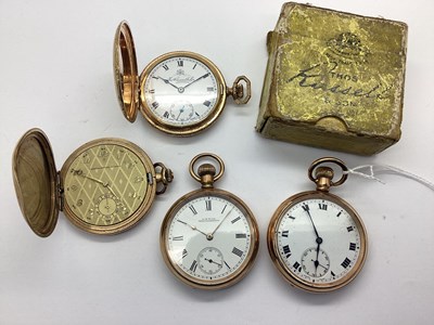 Lot 267 - A Selection of Gold Plated Pocketwatches,...