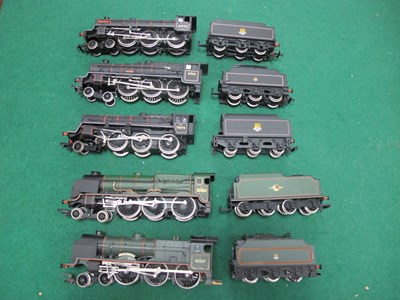 Lot 151 - Five OO Gauge 4-6-0 Steam Locomotives and...