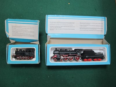 Lot 189 - Two Marklin HO Gauge German Steam Locomotives,...