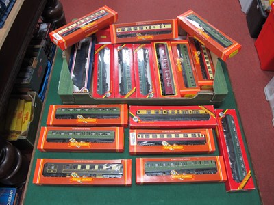 Lot 208 - Eighteen Boxed OO Gauge Coaches by Hornby and...