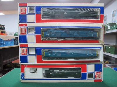 Lot 253 - Four Boxed Jouef OO Gauge BR Class 40 Diesel...