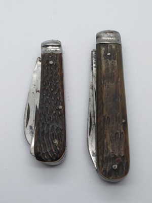 Lot 125 - Hobson, Sheffield, two blades, stag scales,...