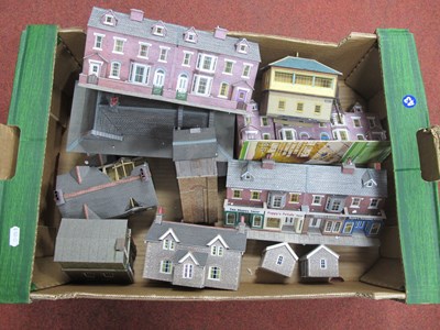 Lot 291 - A Quantity of 4mm Scale Kit Built Buildings by...