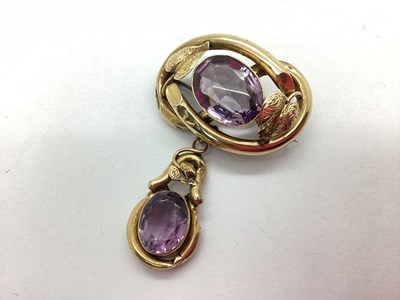 Lot 158 - An Edwardian Style Stone Set Brooch, of love...