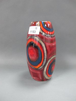 Lot 1153 - Anita Harris 'Labyrinth' Skittle Vase, gold...