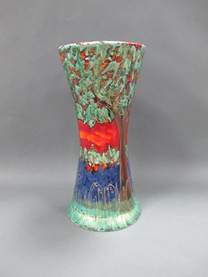 Lot 1151 - Anita Harris 'Bluebell Wood' Diablo Vase, gold...