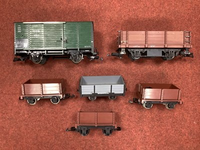 Lot 299 - Six G Scale Four Wheel Wagons including LGB...