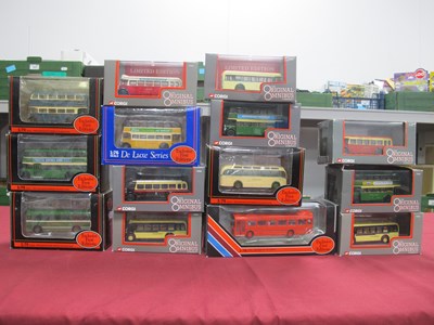 Lot 305 - Fourteen 1:76th Scale Diecast Model Buses by...