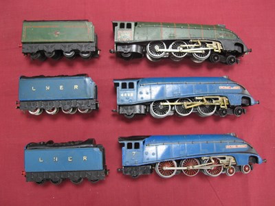 Lot 321 - Three OO Gauge Hornby Dublo 2-Rail A4 Class...