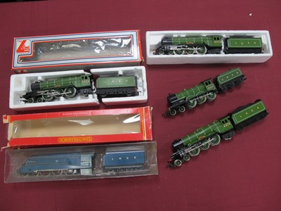 Lot 329 - Five OO Gauge LNER Locomotives by Hornby, Lima...