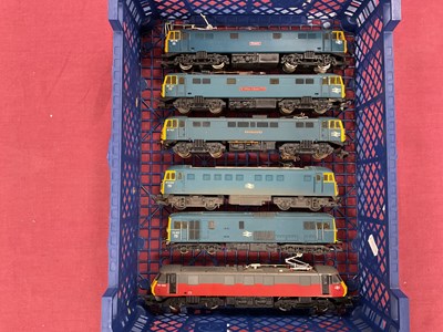 Lot 601 - Six OO Gauge electric locomotives by Hornby,...