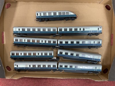 Lot 536 - A scratch/kit built OO Coronation Train...