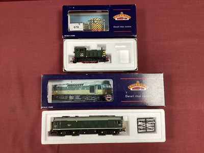 Lot 679 - Two boxed Bachmann OO gauge diesel locomotives...