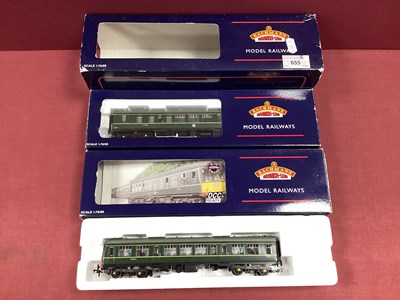 Lot 655 - A boxed Bachmann OO gauge 2-car Class 108 DMU...