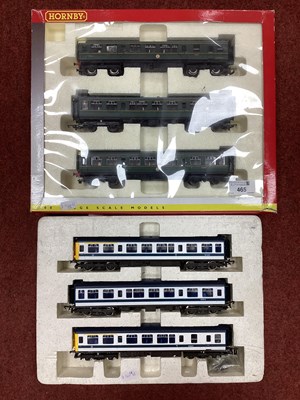 Lot 465 - A boxed Hornby OO gauge 3-car Class 110 Diesel...