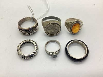 Lot 175 - An Assortment of "925" and Other Rings, to...