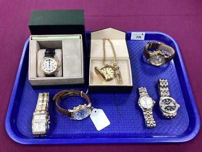 Lot 236 - An Assortment of Modern Gent's Wristwatches,...