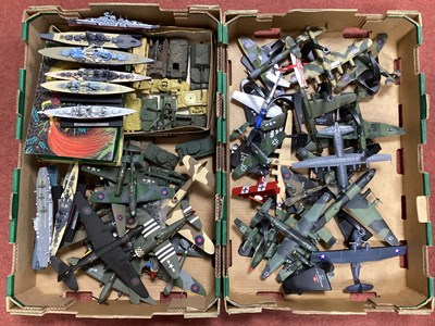 Lot 352 - A Quantity of Diecast, Plastic Model Kit Built...