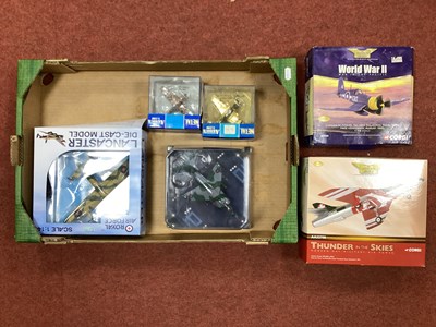 Lot 398 - Six Diecast Model Military Aircraft by Corgi,...