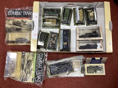 Lot 409 - Fourteen Diecast Model Military Vehicles by...