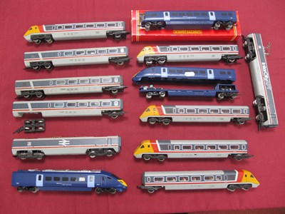 Lot 343 - Thirteen Hornby OO Gauge APT and Javelin Power...