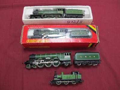 Lot 351 - Four OO Gauge LNER Locomotives by Hornby and...