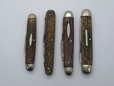 Lot 171 - John Watts, stag scales, two blades, n/s...