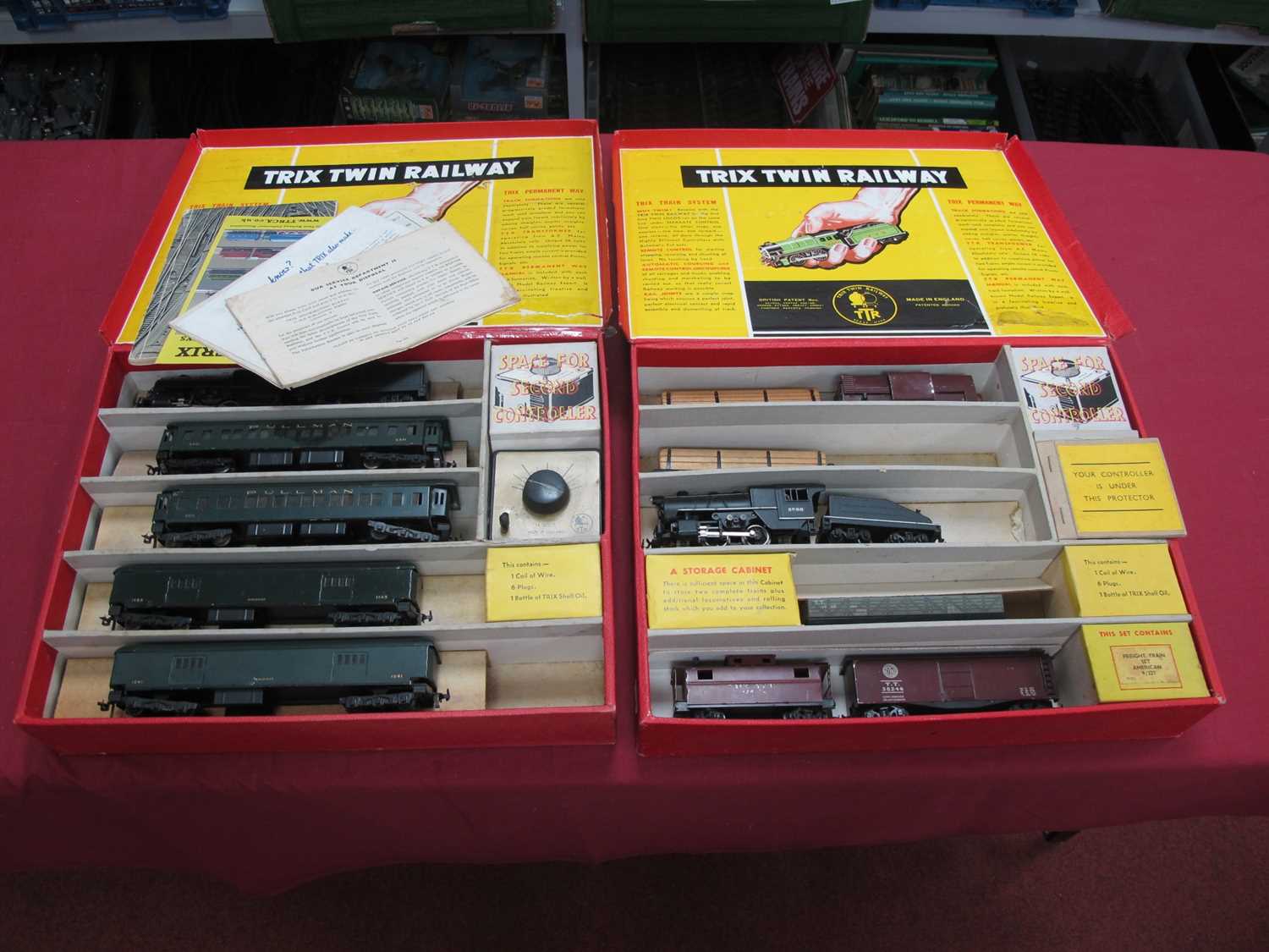 Lot 364 - Two Trix Twin Boxed American Outline Train