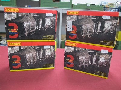 Lot 375 - Four Boxed Hornby OO Gauge 2 x R6305, 2 x...