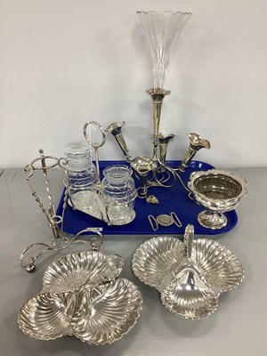 Lot 208 - An Assortment of Platedware, to include a...