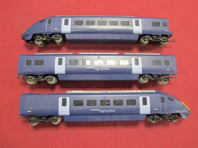 Lot 380 - Hornby OO Gauge Three Car Javelin High Speed...