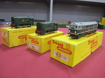 Lot 394 - Three Triang TT Boxed Diesel Locomotives,...