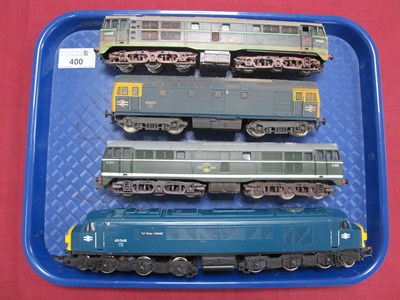 Lot 400 - Four OO Gauge Diesel Locomotives by Airfix,...