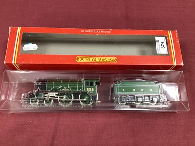 Lot 674 - Hornby 'OO' Trains No R123 LNER 4-4-0 Hunt...