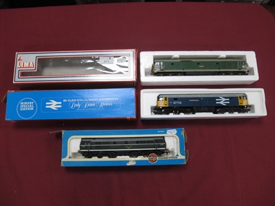 Lot 411 - Three OO Gauge Diesel Locomotives by Airfix,...