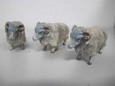 Lot 417 - Three G Scale Model Sheep.