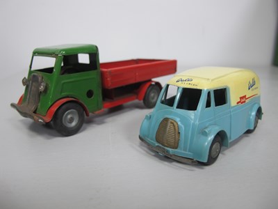 Lot 428 - Post War Minic Tinplate Delivery Truck, plus...