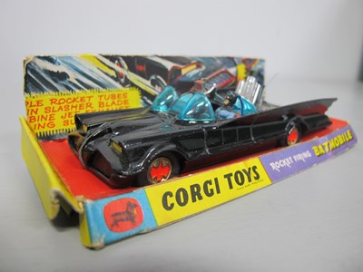 Lot 436 - An Original Corgi No. 267 Batmobile. Red Bat...