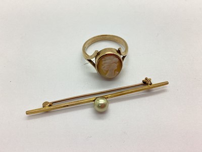 Lot 166 - Ciro; A Vintage Imitation Pearl Bead Bar...