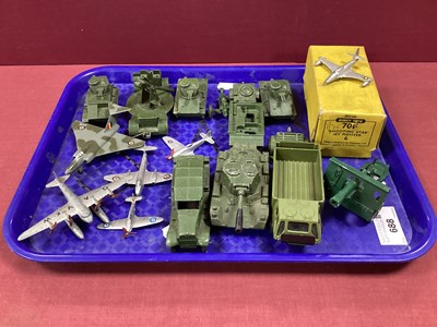 Lot 688 - A Quantity of Military Diecast Vehicles,...