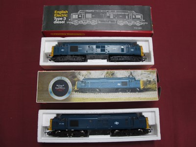 Lot 452 - Two Boxed Hornby OO Gauge Class 37 Diesel...