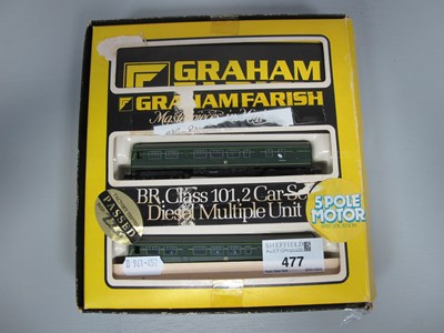 Lot 477 - A Graham Farish N Gauge Two Car Class 101 DMU,...