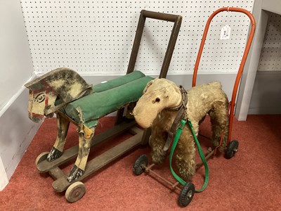 Lot 314 - Two Mid XX Century Childs Walkers, one in the...