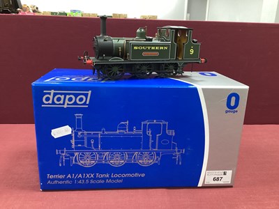 Lot 687 - A boxed Dapol O gauge Terrier class locomotive...